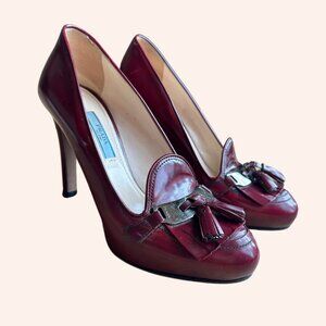 Vintage Red Prada Stilettos